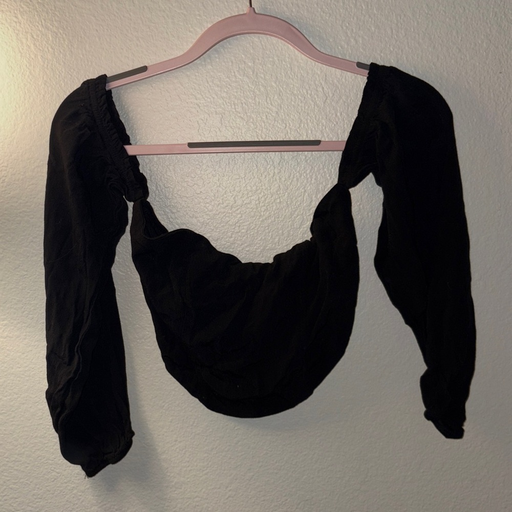 Target Black Long Sleeve Blouse